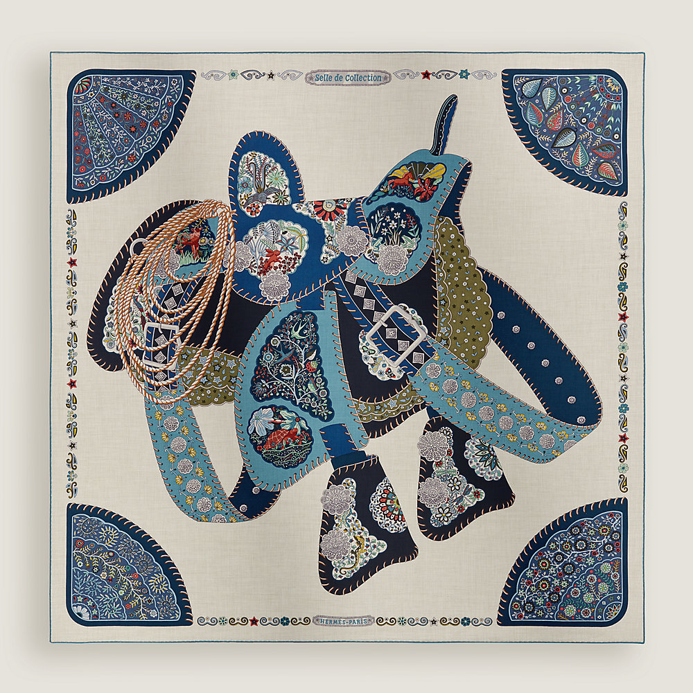 Selle de Collection shawl 140 | Hermès USA